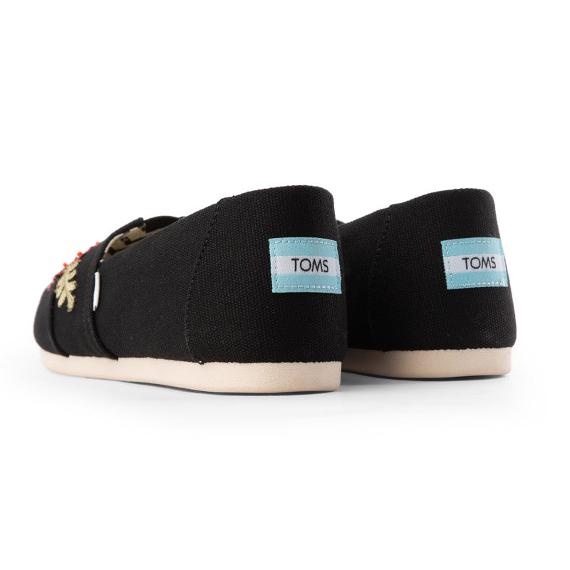 TOMS X Fizzy Goblet Resham Embroidered Midnight Garden Slip Ons-TOMS® India Official Site