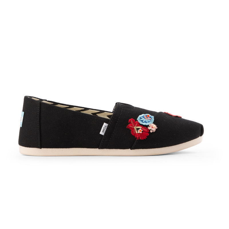 TOMS X Fizzy Goblet Resham Embroidered Midnight Garden Slip Ons-TOMS® India Official Site