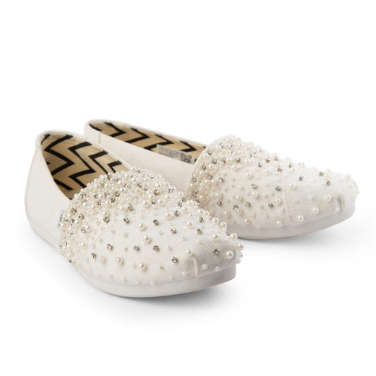 TOMS X Fizzy Goblet Pearl Love Slip Ons-TOMS® India Official Site