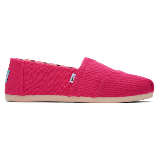 Iconic Alp Cotton Canvas Pink Slip Ons-TOMS® India Official Site