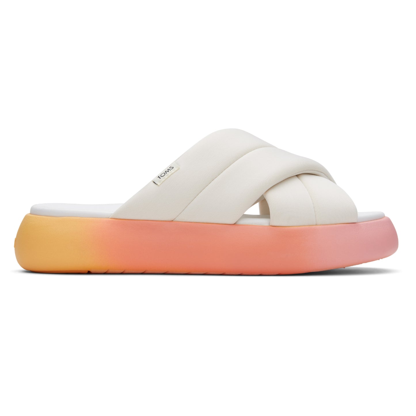 Mallow Crossover White Slides-TOMS® India Official Site