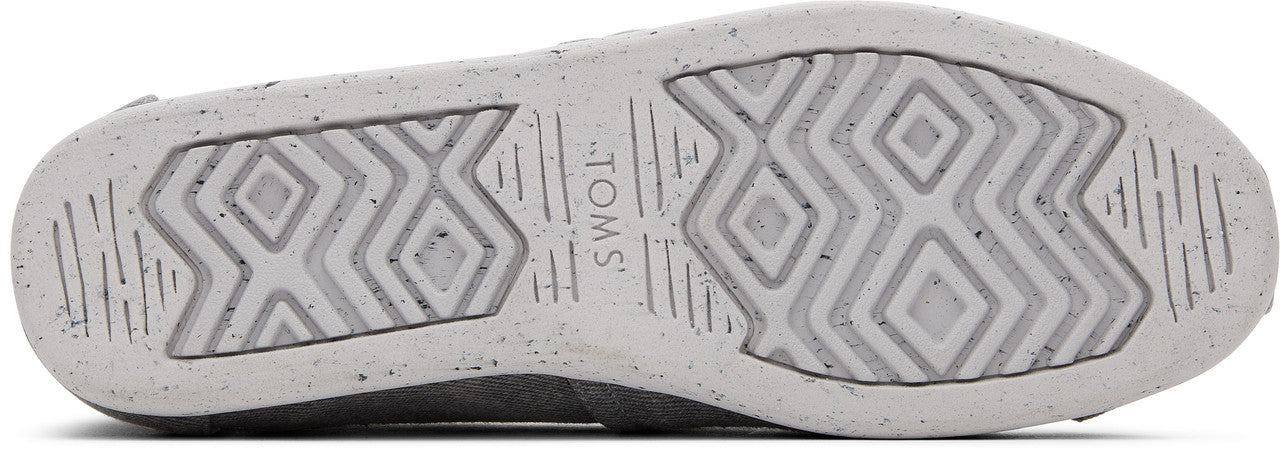 Grey Canvas Light-sole Slip Ons-TOMS® India Official Site