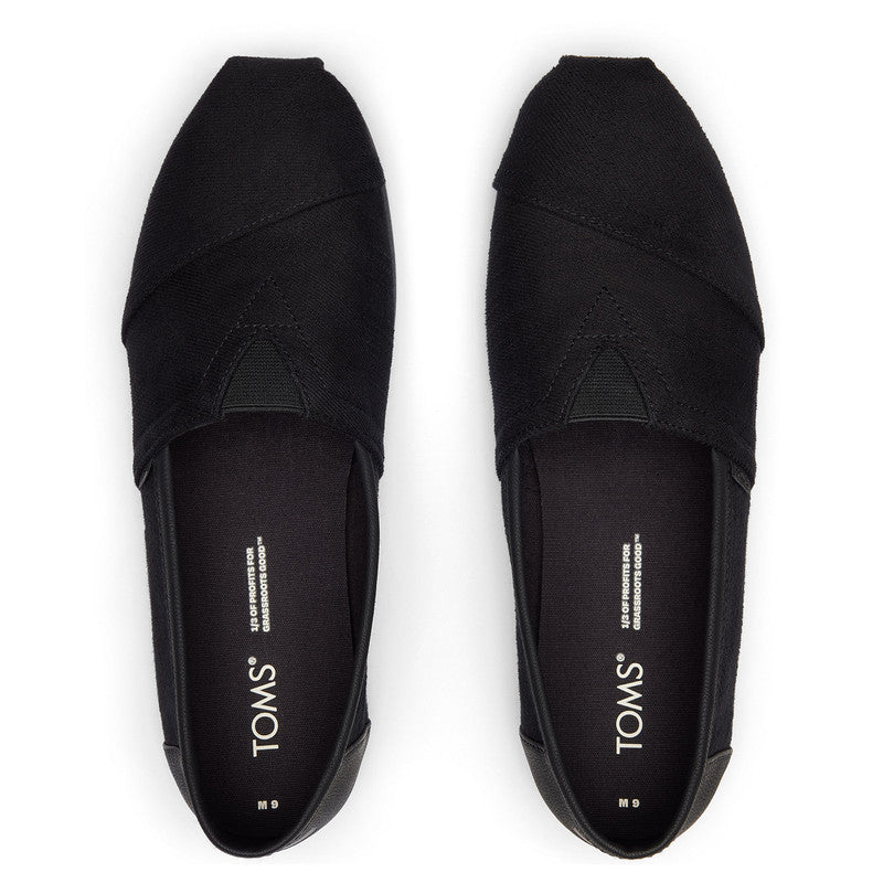 Black Vegan-Canvas Casual Shoes-TOMS® India Official Site
