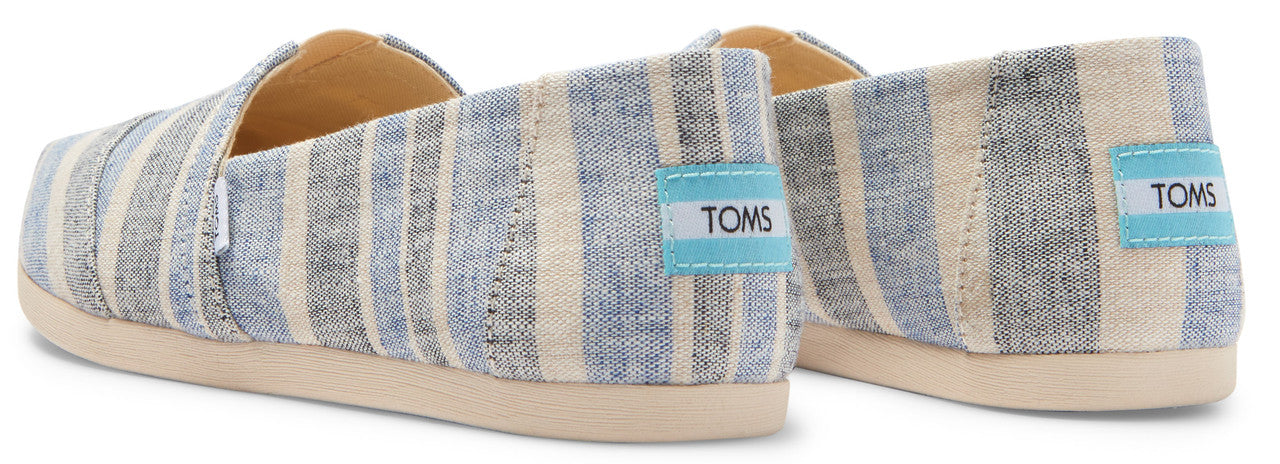 Lightweight Blue Stripe Casual Shoes-TOMS® India Official Site