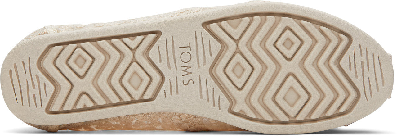 White Botanical Lace Slip ons-TOMS® India Official Site