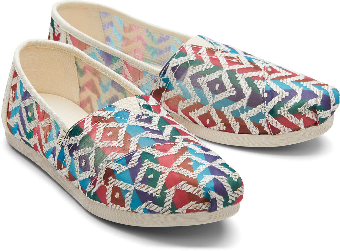 Multi Chevron Lace Slip ons-TOMS® India Official Site