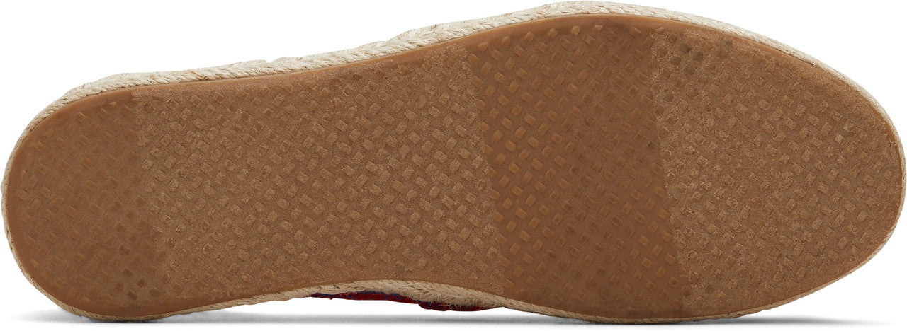 Red Multi-Woven Design Espadrilles-TOMS® India Official Site