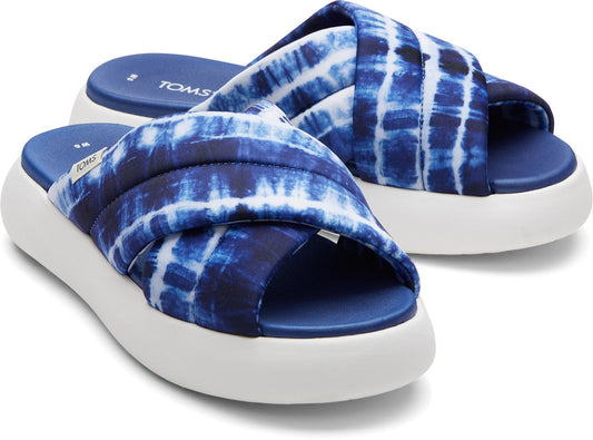 Mallow Crossover Navy Slides-TOMS® India Official Site