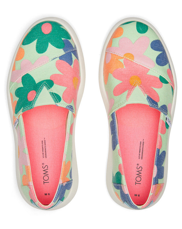 Toms 2025 floral wedges