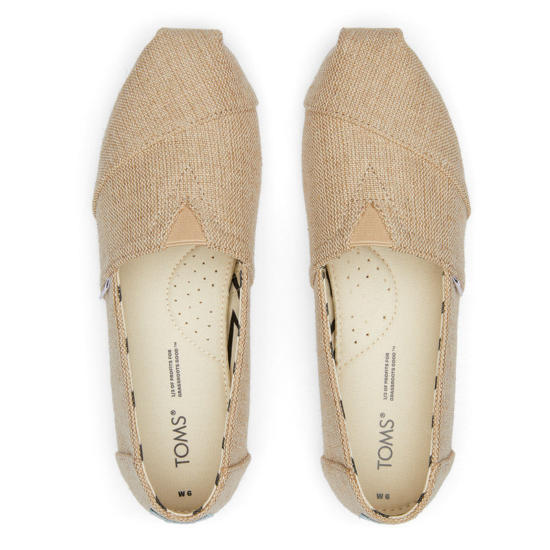 Canvas-Earthwise Nude Color Slip Ons-TOMS® India Official Site