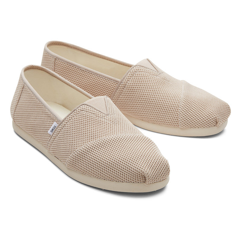 Beige Eco-Repreve Knit Slip Ons-TOMS® India Official Site
