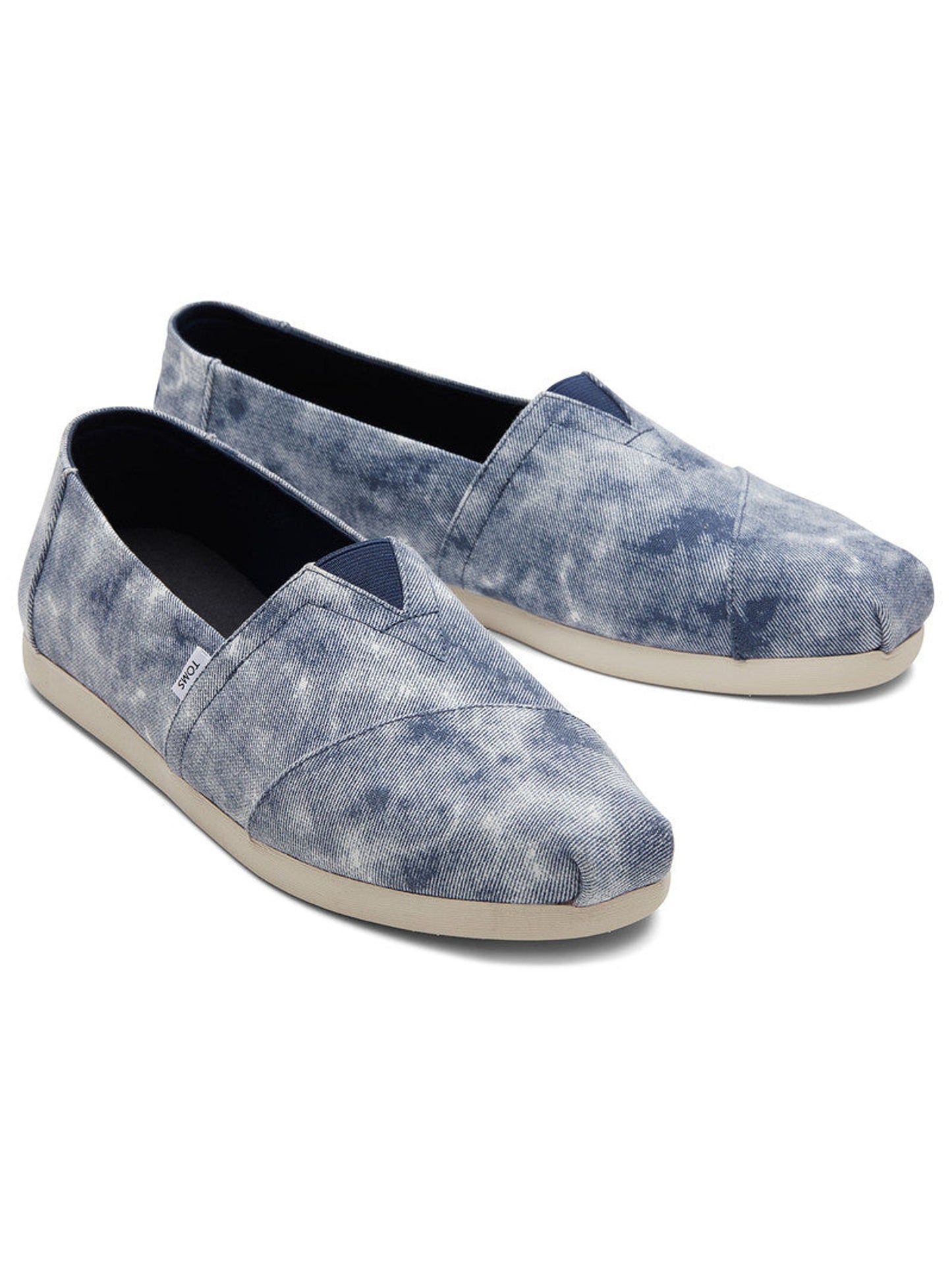Navy Washed Canvas Slip Ons-TOMS® India Official Site