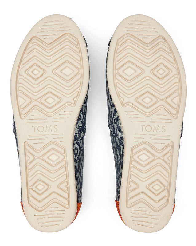 Ikat Print Canvas Slip Ons-TOMS® India Official Site