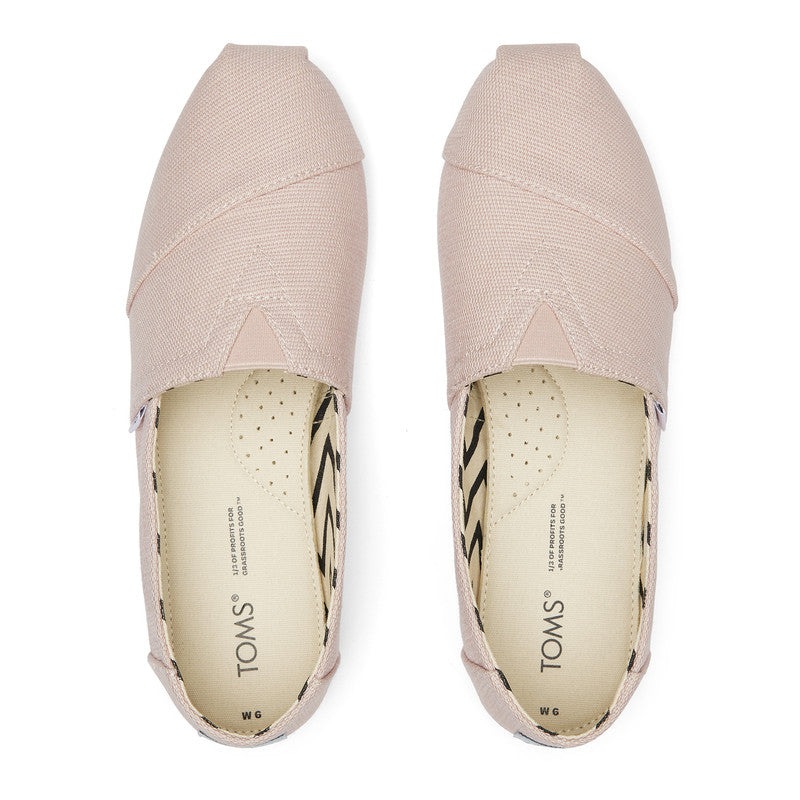 Canvas-Earthwise Soft Pink Slip Ons-TOMS® India Official Site