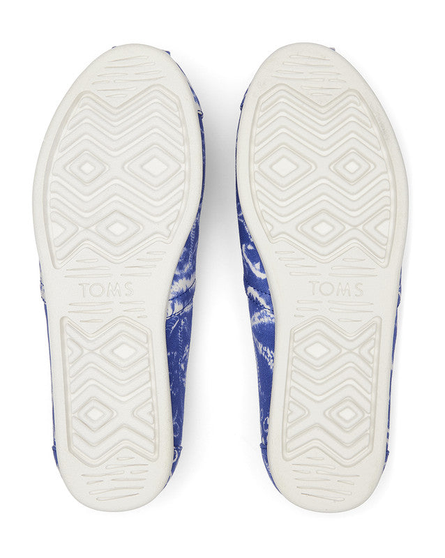 Blue Batik Print Slip Ons-TOMS® India Official Site