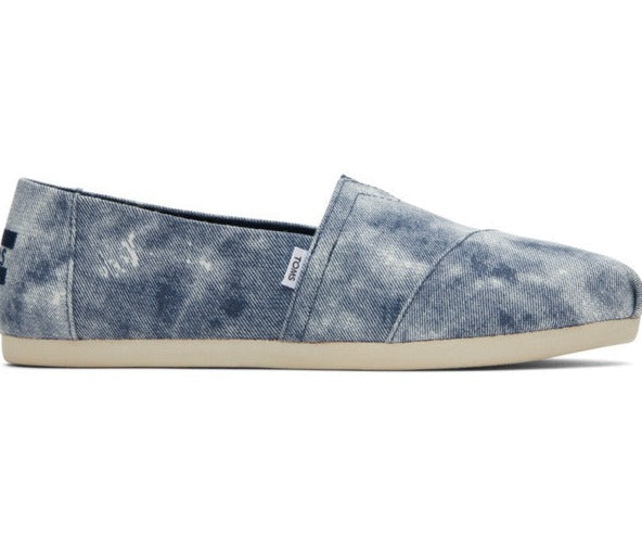 Navy Distressed Canvas Slip Ons-TOMS® India Official Site