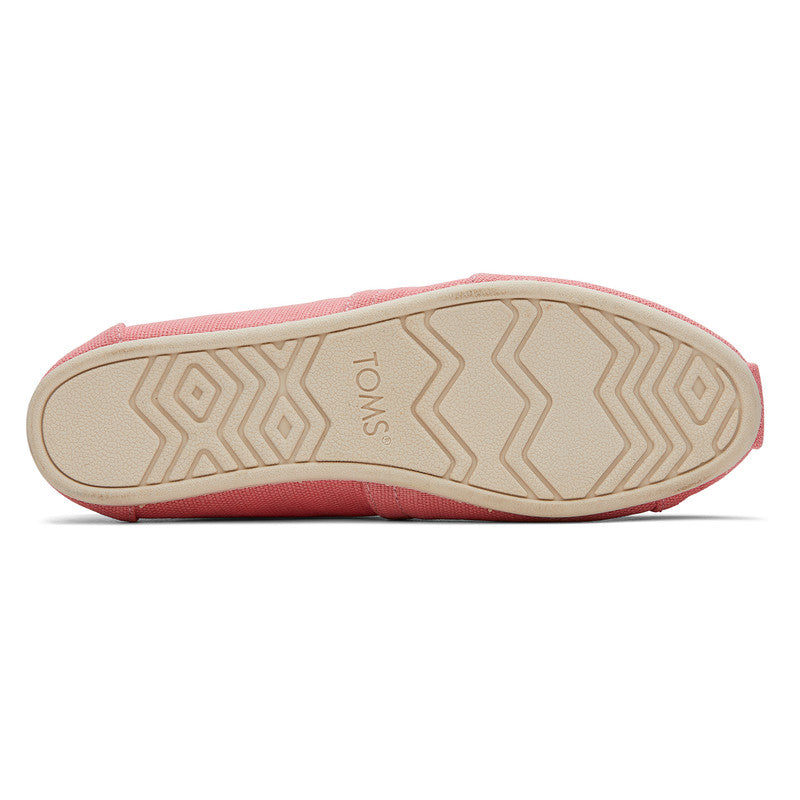 Iconic Alp Cotton Canvas Peach Slip Ons-TOMS® India Official Site