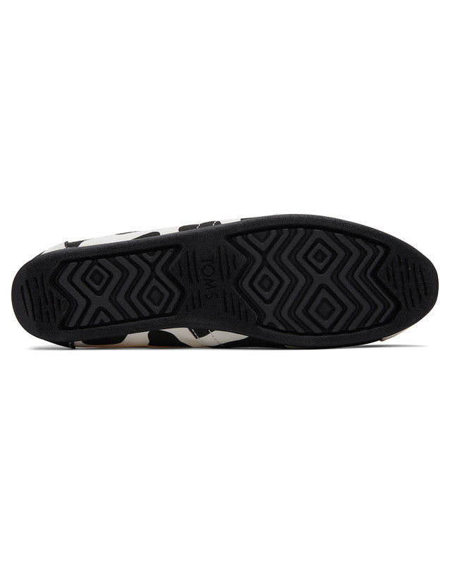 Black Abstract Print Lightweight Slip Ons-TOMS® India Official Site