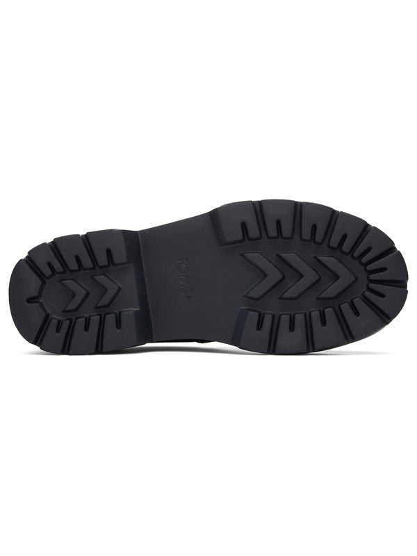 Combat Low Black Platform Loafers-TOMS® India Official Site