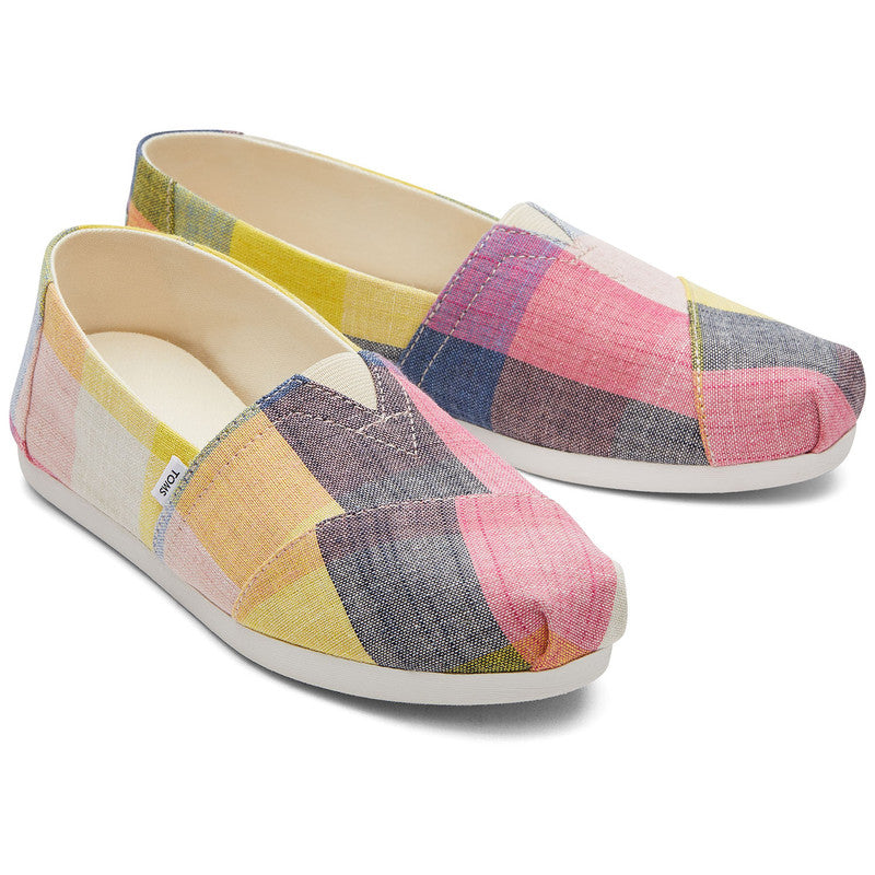 Multi-Plaid Lightweight Slip Ons-TOMS® India Official Site