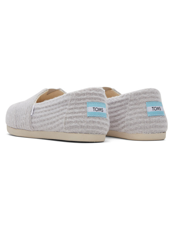 Eco-Repreve Knit Grey Slip Ons-TOMS® India Official Site