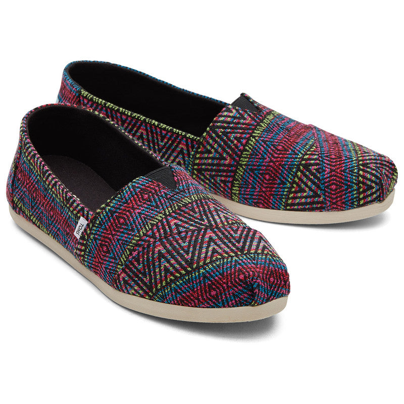 Multi-coloured Lightweight Black Slip Ons-TOMS® India Official Site