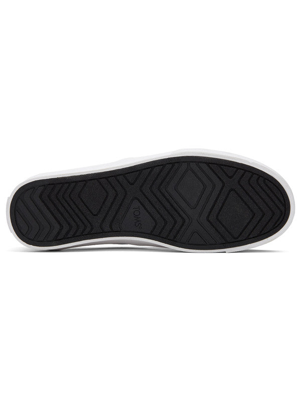 Fenix Black Canvas Platform Slip Ons-TOMS® India Official Site