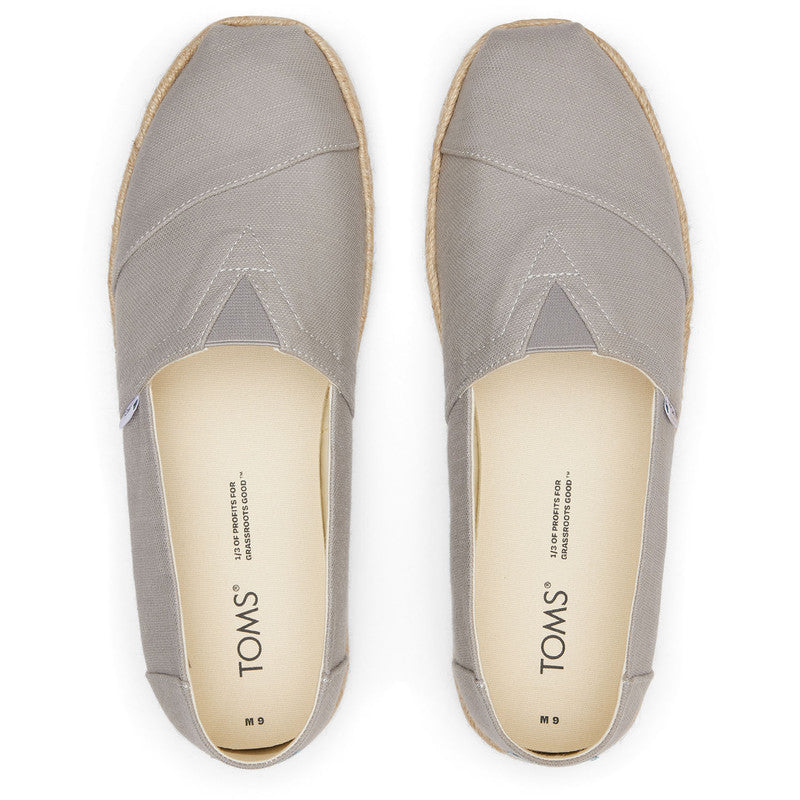 Grey Sustainable Espadrilles-TOMS® India Official Site