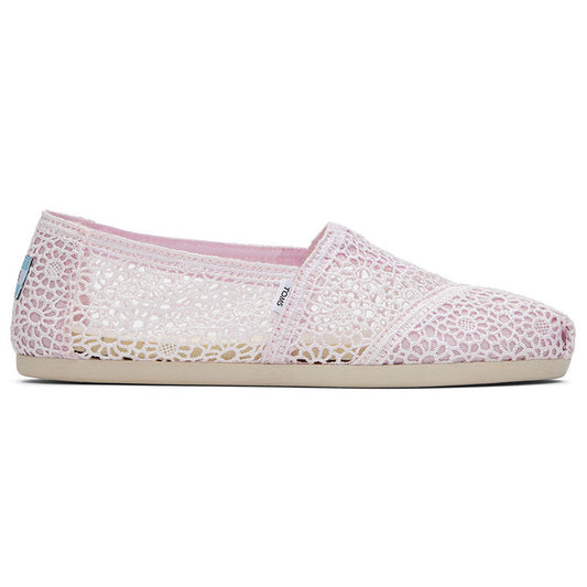 Lilac Moroccan Crochet Slip ons-TOMS® India Official Site