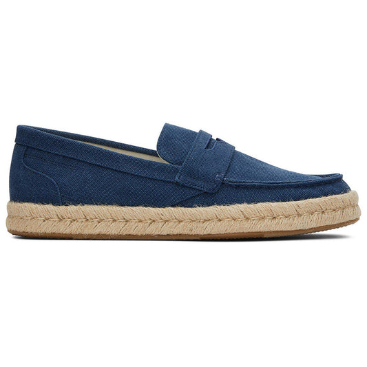Navy Jute-Wrap Boat Shoes-TOMS® India Official Site