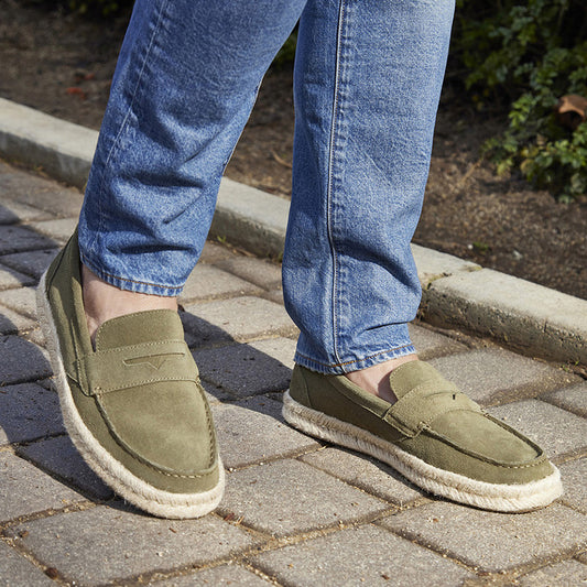 Olive Jute-Wrap Boat Shoes-TOMS® India Official Site