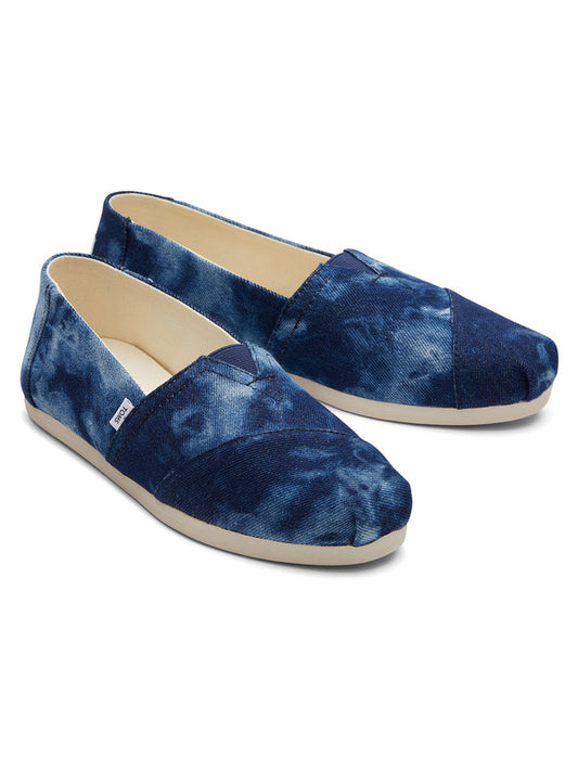 Washed Canvas Navy Slip Ons-TOMS® India Official Site