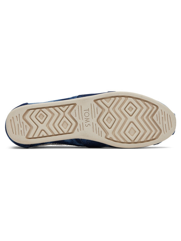 Washed Canvas Navy Slip Ons-TOMS® India Official Site