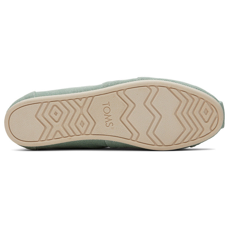 Light Green Heritage Canvas Slip On-TOMS® India Official Site