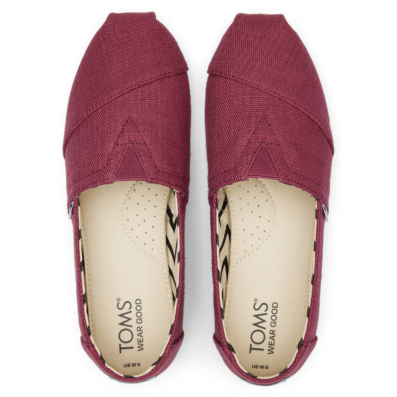 Vintage Pink Heritage Canvas Slip On-TOMS® India Official Site