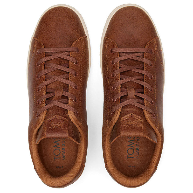 Trvl Lite Tan Leather Sneakers-TOMS® India Official Site