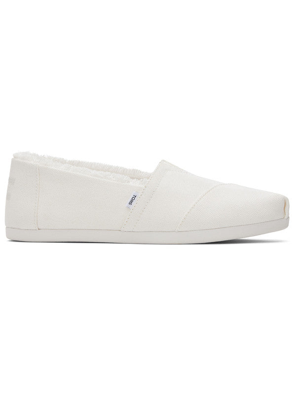 Canvas White Lightweight Slip Ons-TOMS® India Official Site