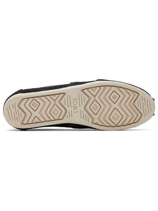 Black Glitter Slip Ons-TOMS® India Official Site