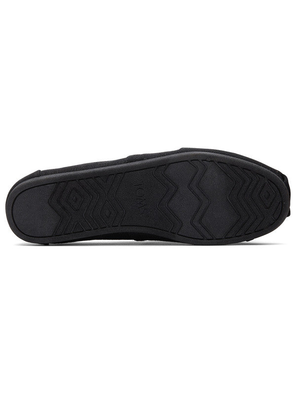 Heritage Canvas All Black Slip Ons-TOMS® India Official Site