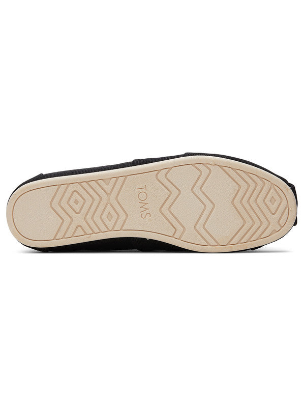 Heritage Canvas Black Slip Ons-TOMS® India Official Site