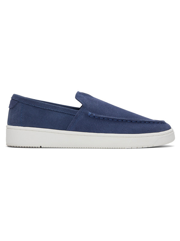 TRVL Lite Suede Navy Loafers-TOMS® India Official Site