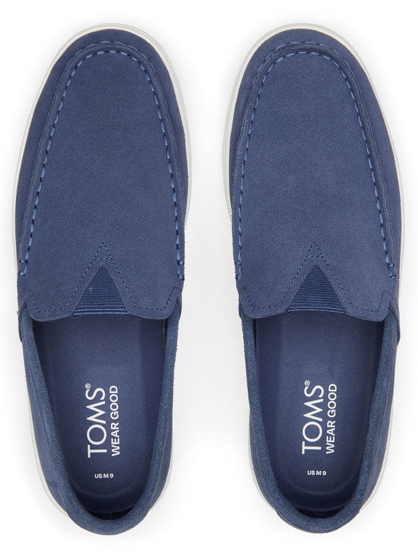 TRVL Lite Suede Navy Loafers-TOMS® India Official Site
