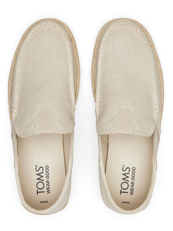 Alonso Loafers Cream Suede Espadrilles-TOMS® India Official Site
