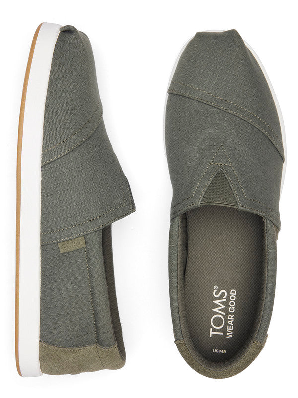 Alp FWD Wide Width Green Suede Casual Shoes-TOMS® India Official Site