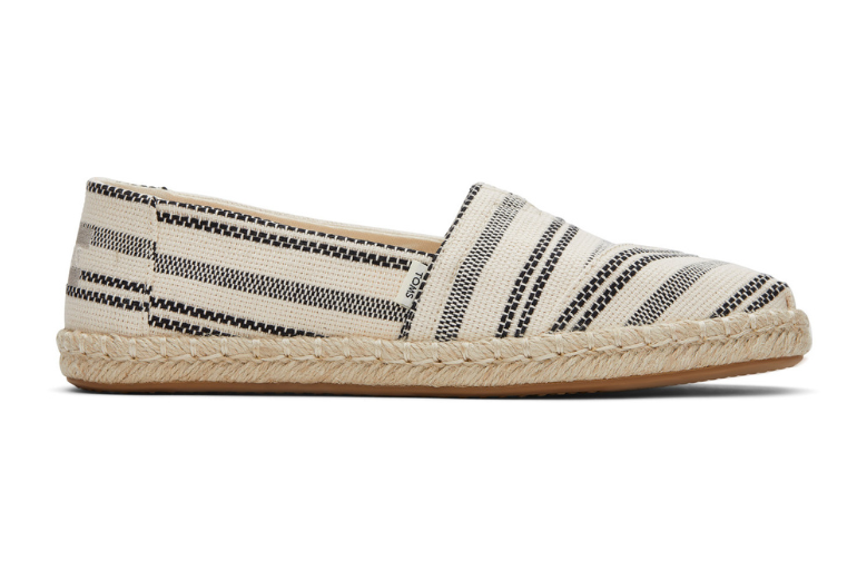 Off-White Woven Design Espadrilles-TOMS® India Official Site