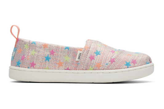Alp Canvas Star Print Slip Ons-TOMS® India Official Site